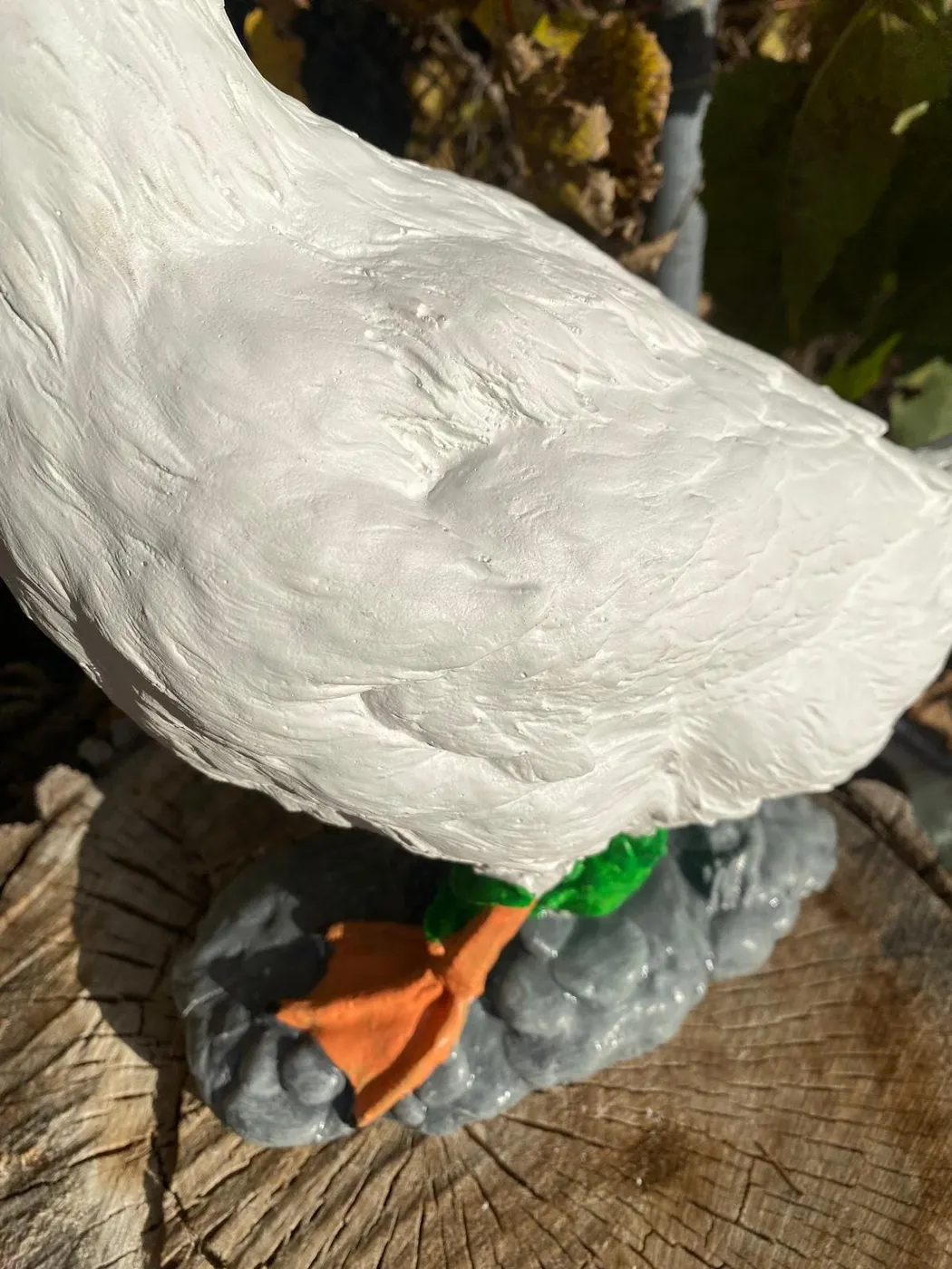 17″ Porch Goose, Solid Concrete, photo 5 of 9