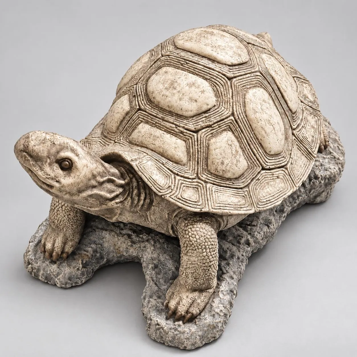 17″ Garden Turtle Statue, Hand-Painted Concrete, photo 4 of 6
