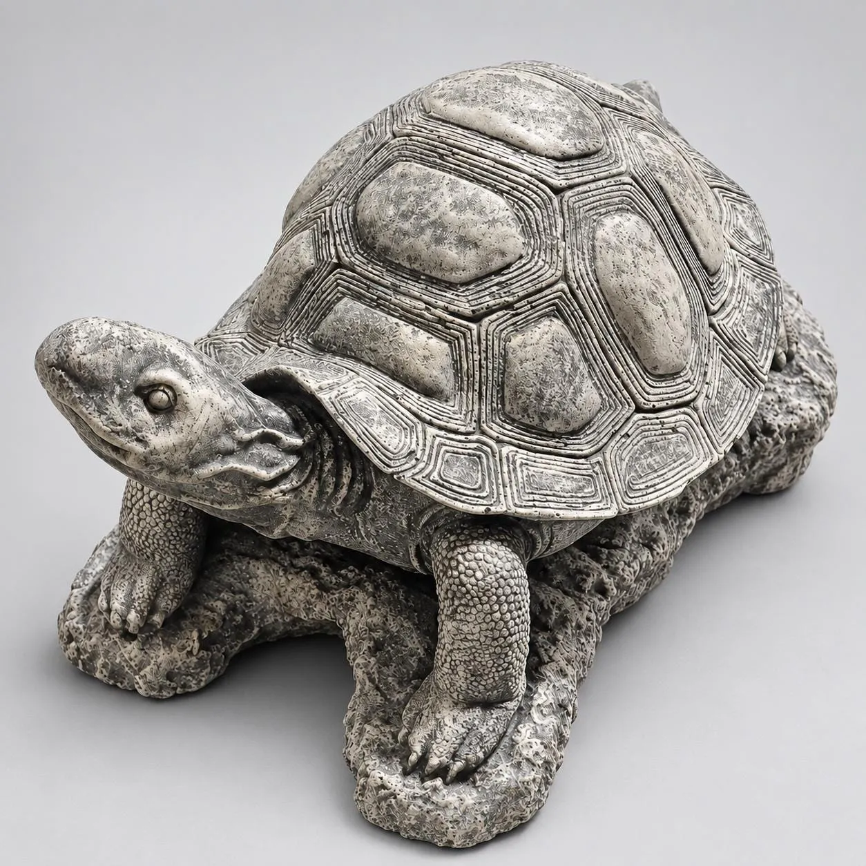 17″ Garden Turtle Statue, Hand-Painted Concrete, photo 6 of 6