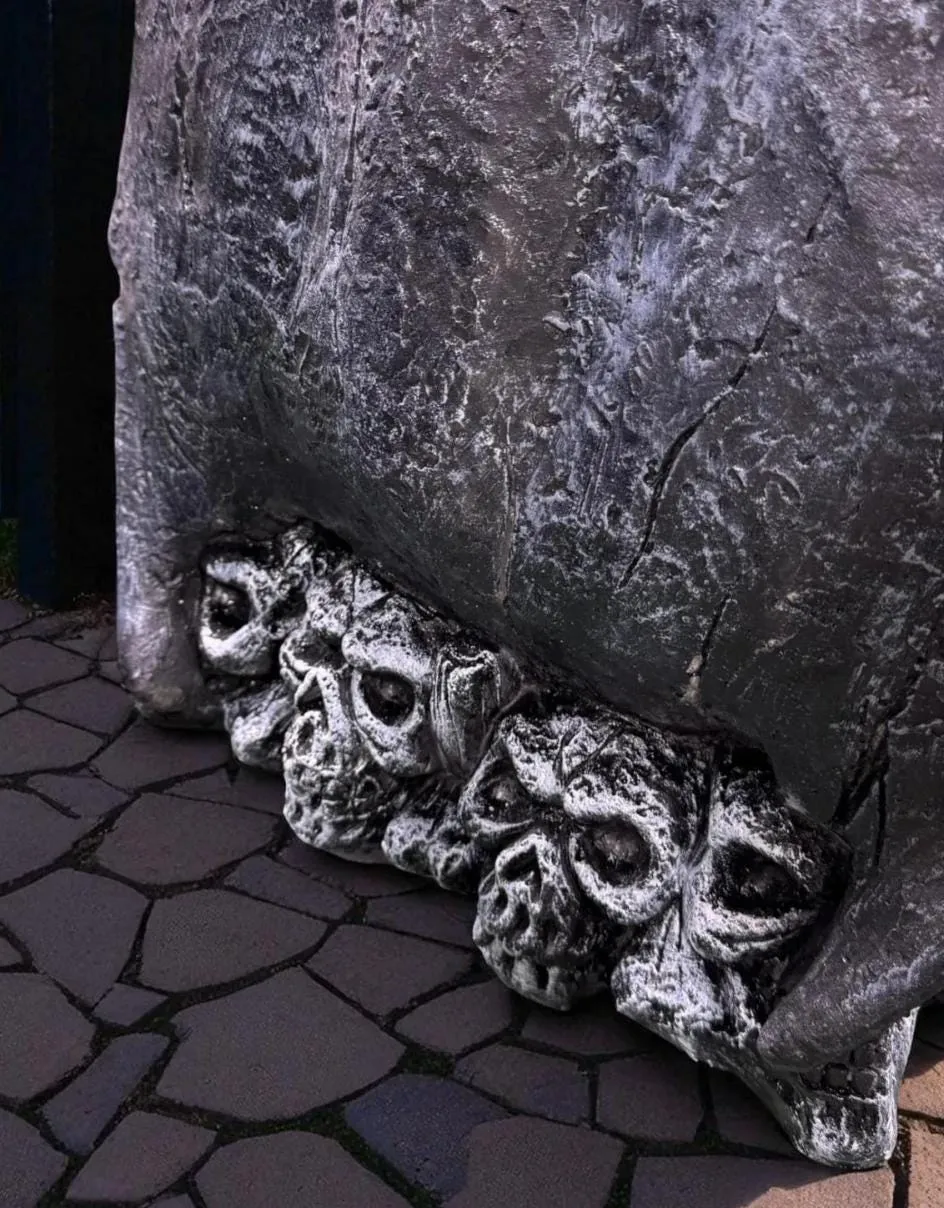 20″ Gothic Gargoyle, Hand-Painted Concrete, photo 8 of 9