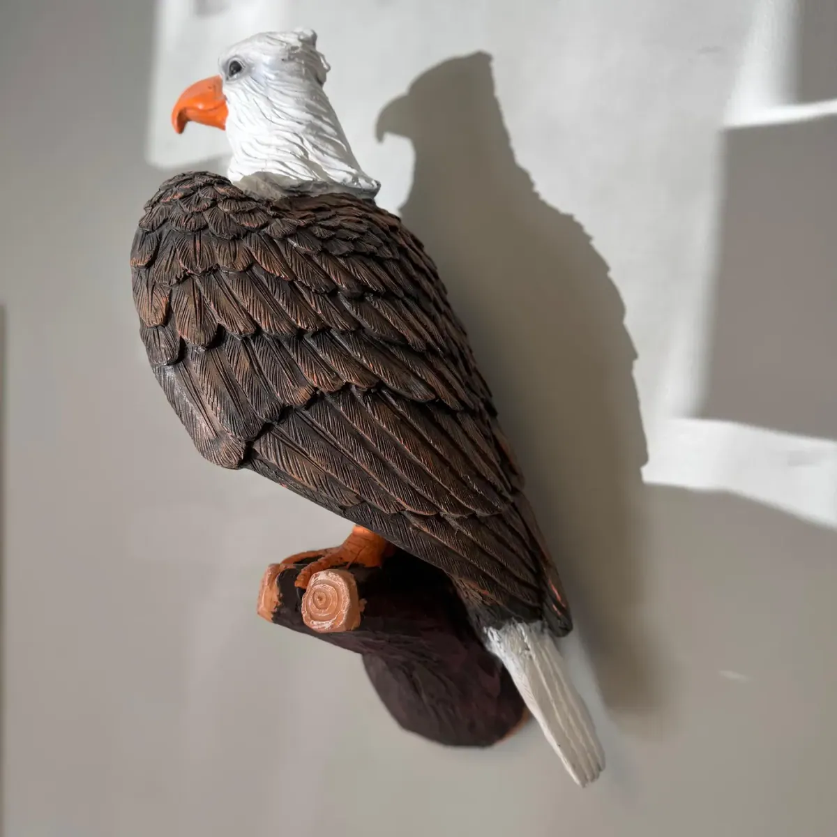 20″ Bald Eagle Statue, Cast Resin, photo 5 of 10