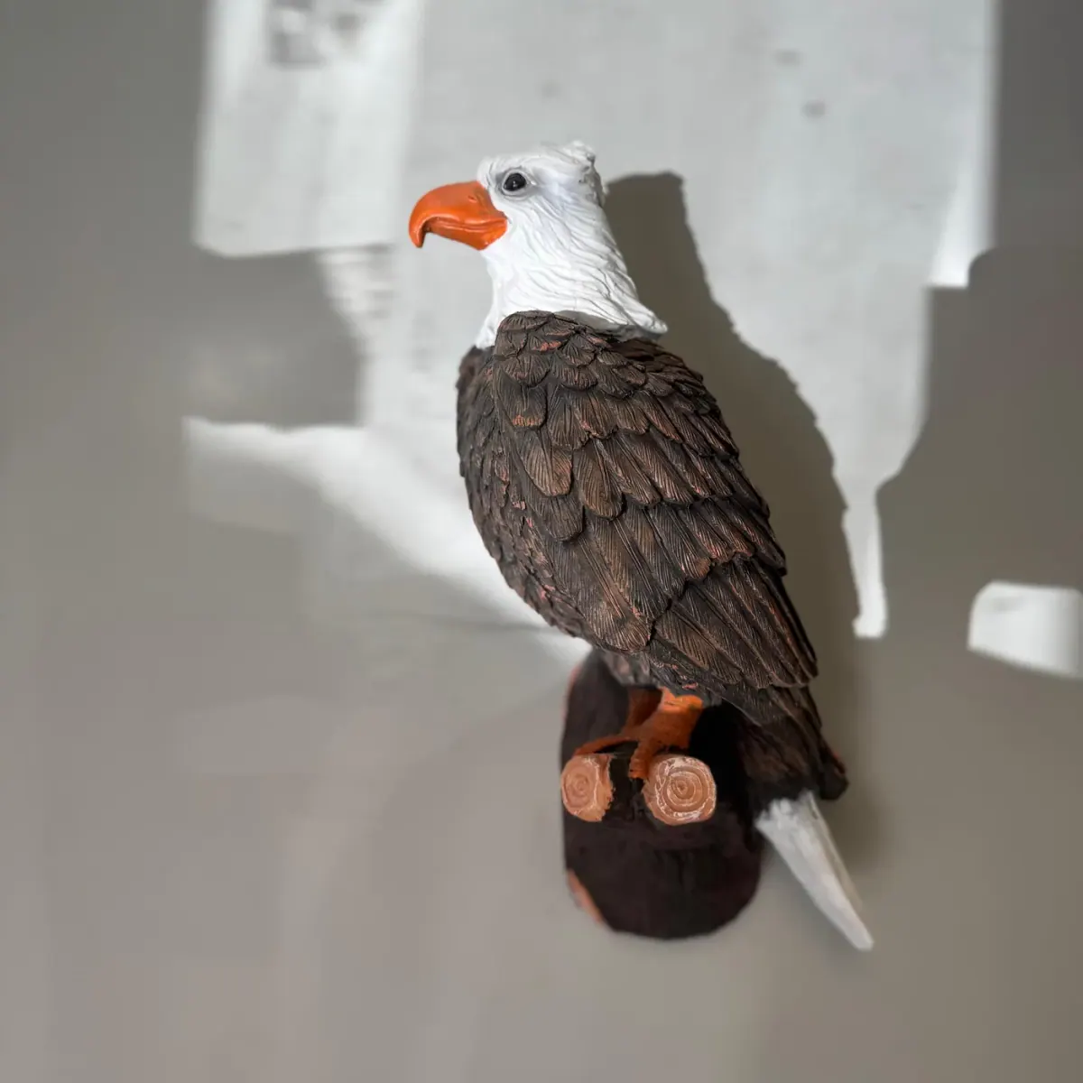 20″ Bald Eagle Statue, Cast Resin, photo 6 of 10