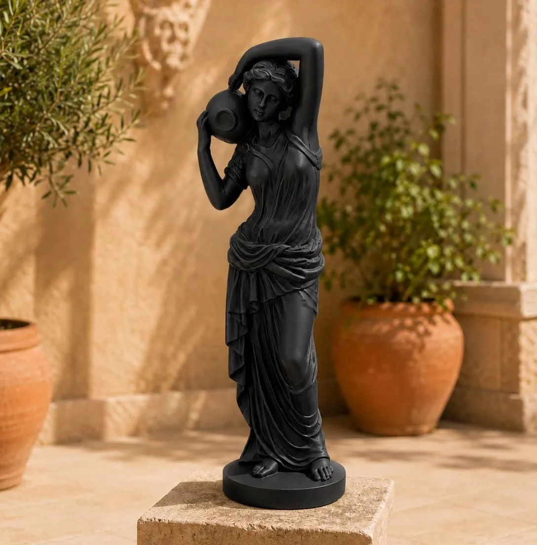 32″ Dione Greek Goddess, Solid Concrete, photo 2 of 10