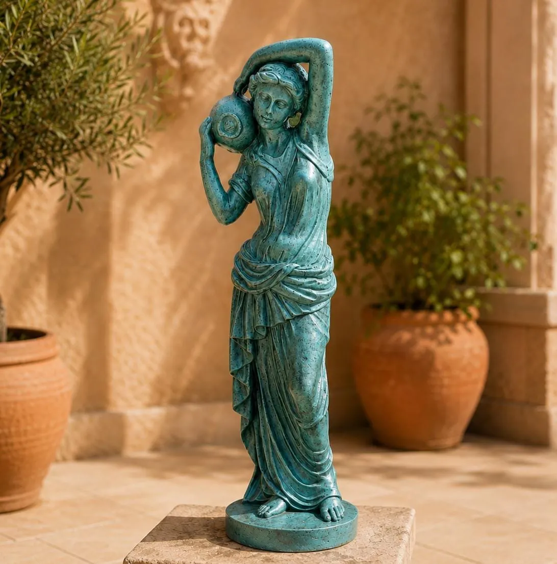 32″ Dione Greek Goddess, Solid Concrete, photo 6 of 10