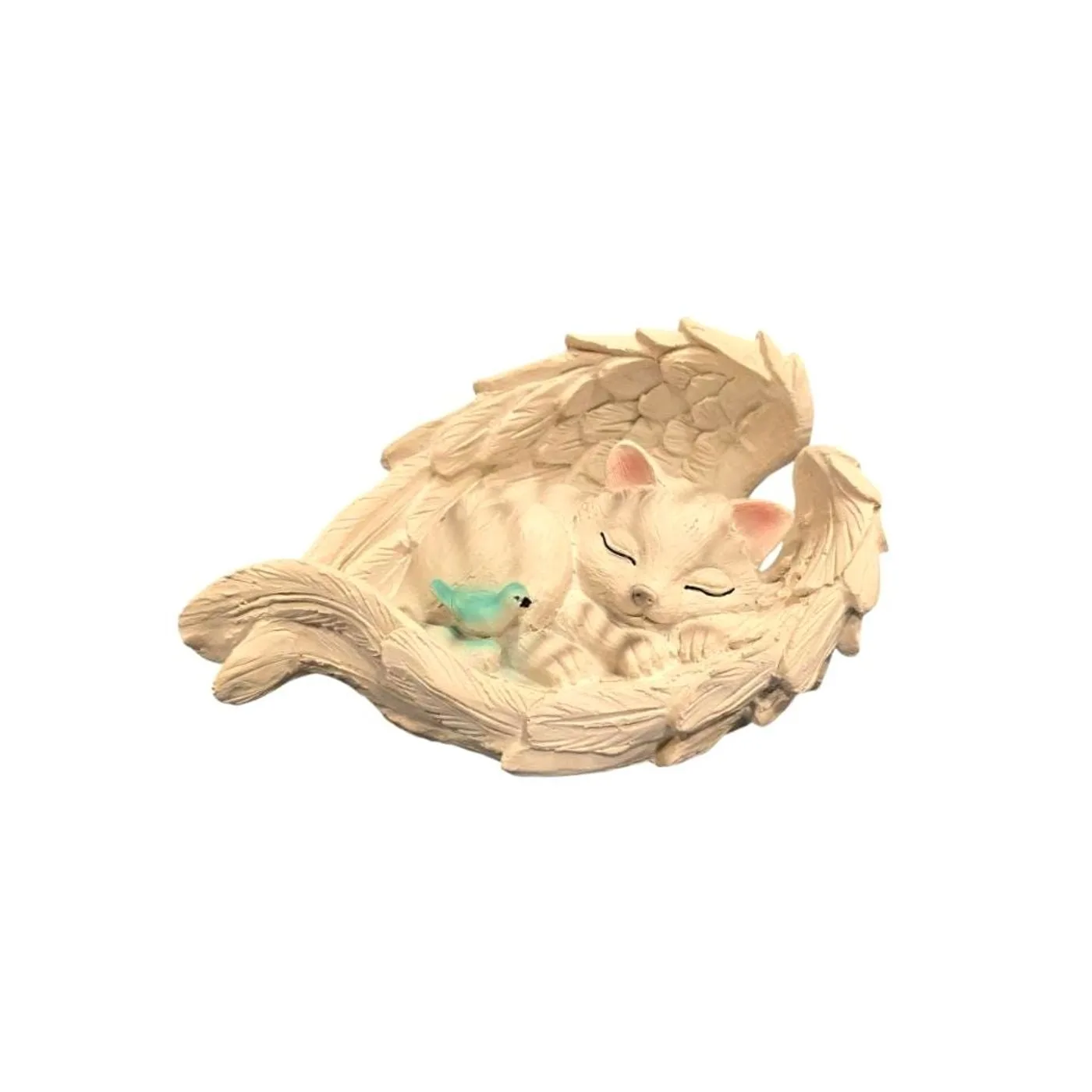 9″ Sleeping Cat Memorial, Cast Resin