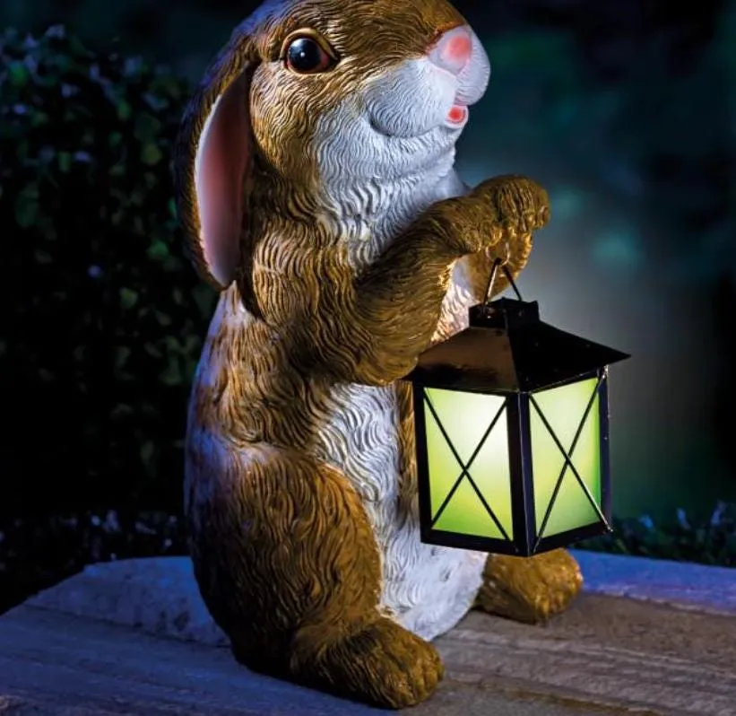 Bunny with Lantern, Cast Resin, photo 3 of 6