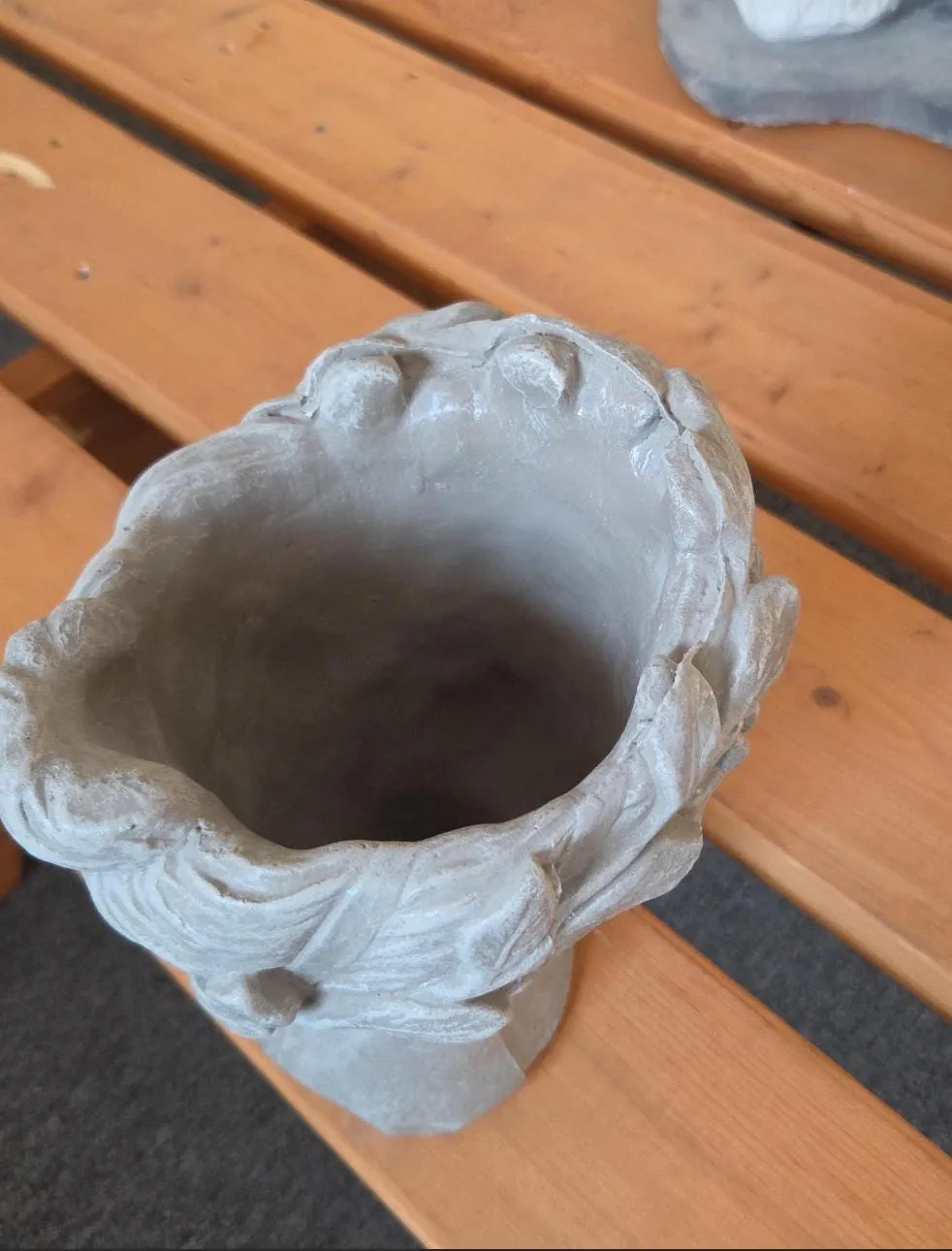 10″ Head Planter, Solid Concrete, photo 6 of 9