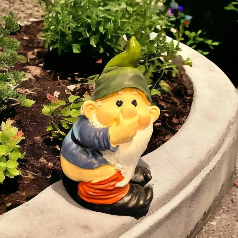 Farting Gnome Garden Statue, Cast Resin, photo 3 of 9