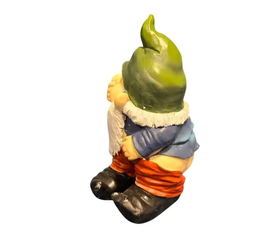 Farting Gnome Garden Statue, Cast Resin, photo 7 of 9