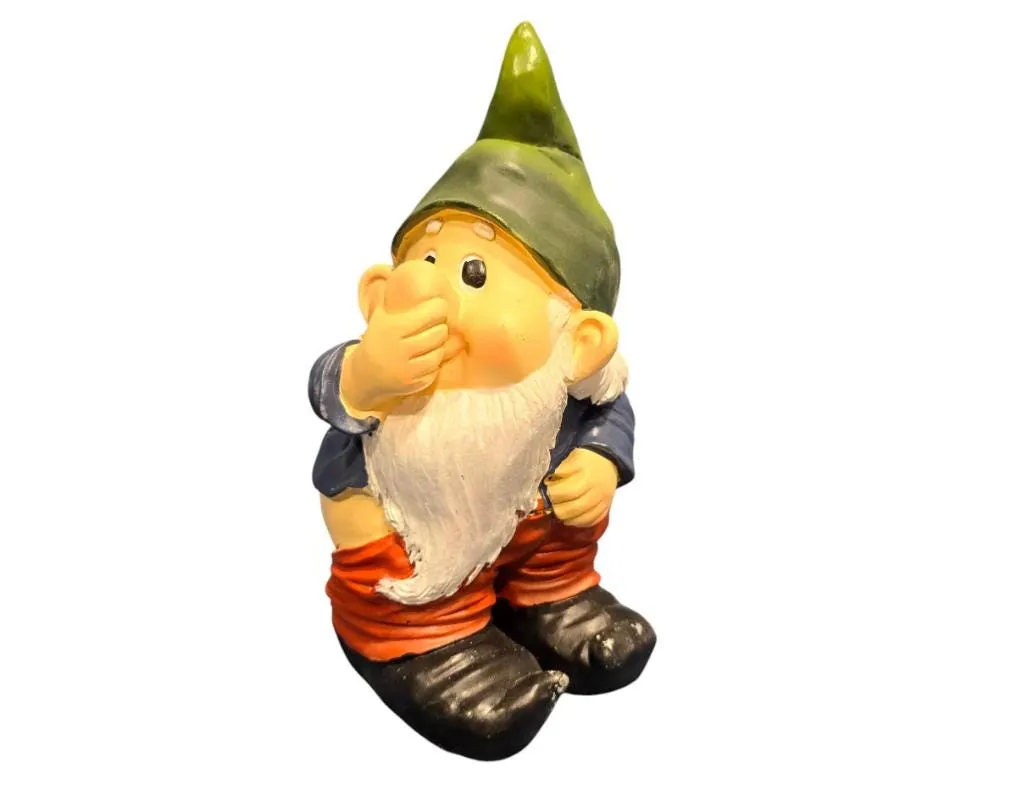 Farting Gnome Garden Statue, Cast Resin, photo 8 of 9