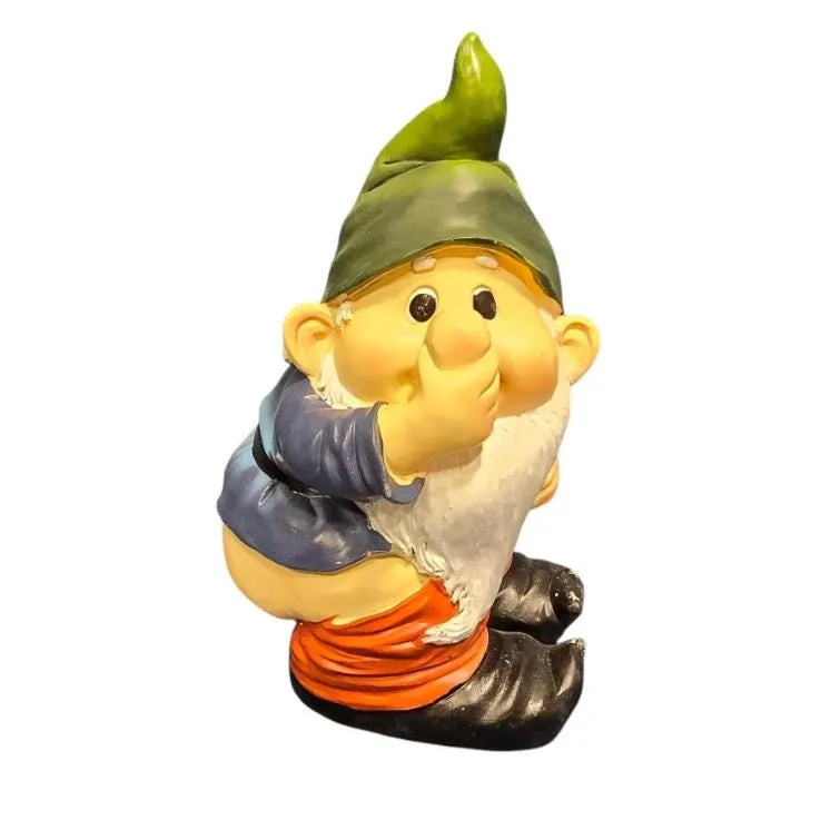 Farting Gnome Garden Statue, Cast Resin, photo 9 of 9