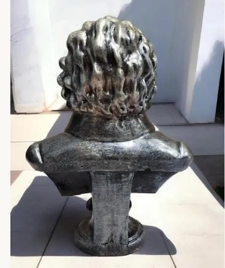22" Beethoven Bust, Solid Concrete, photo 6 of 8