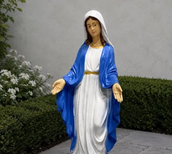 4 ft Virgin Mary Statue, Solid Concrete, photo 5 of 7