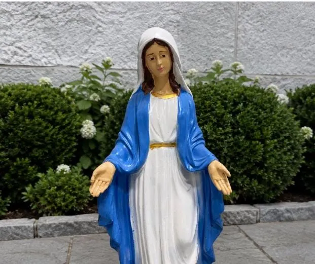 4 ft Virgin Mary Statue, Solid Concrete, photo 7 of 7
