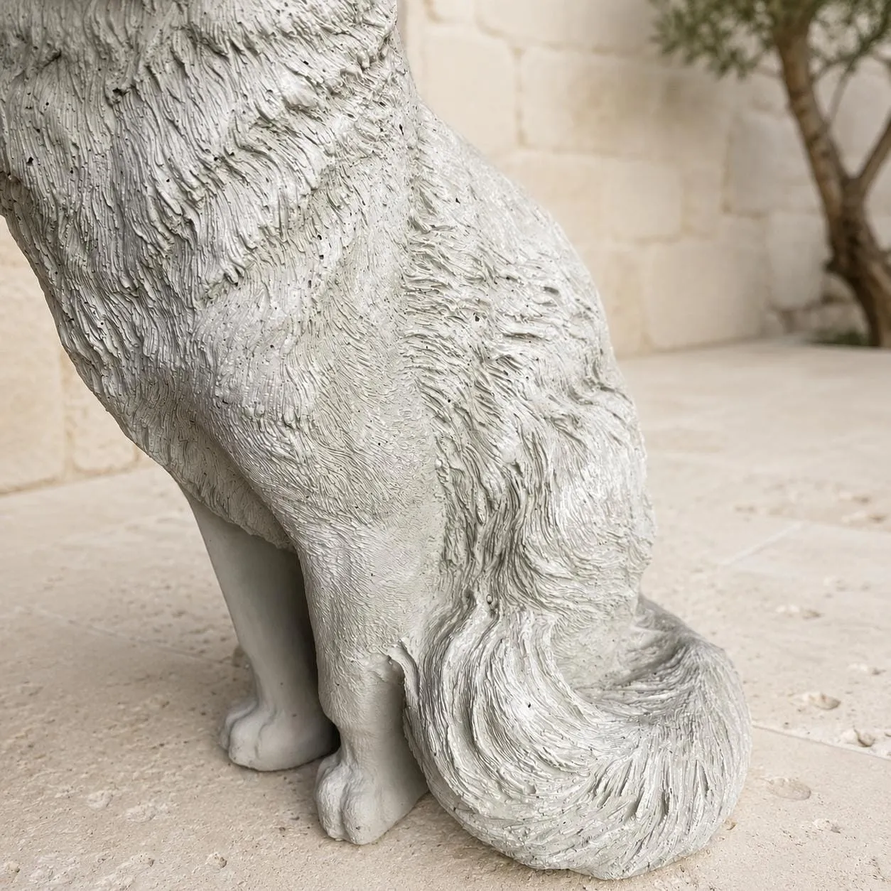 Sitting Cat Statue, Solid Concrete, photo 7 of 10