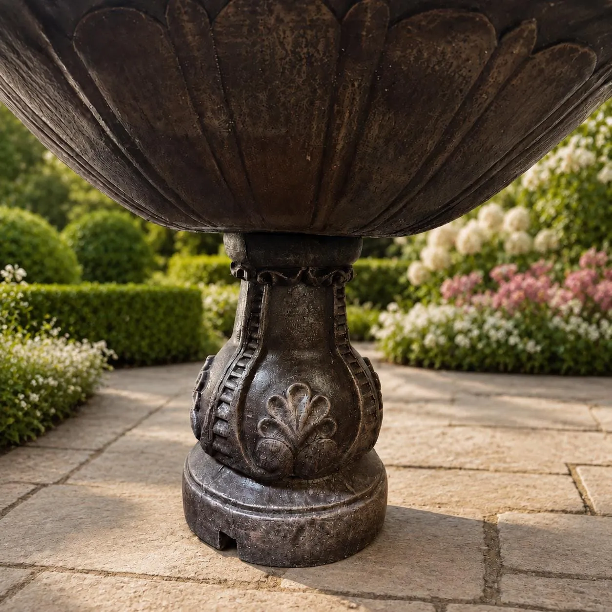 4 ft Roman Garden Fountain, Solid Concrete, photo 8 of 10