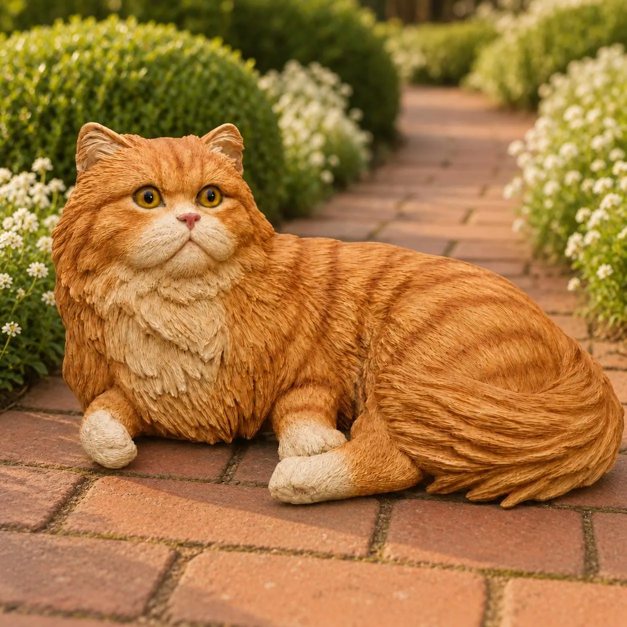 6″ Persian Cat, Solid Concrete, photo 7 of 7