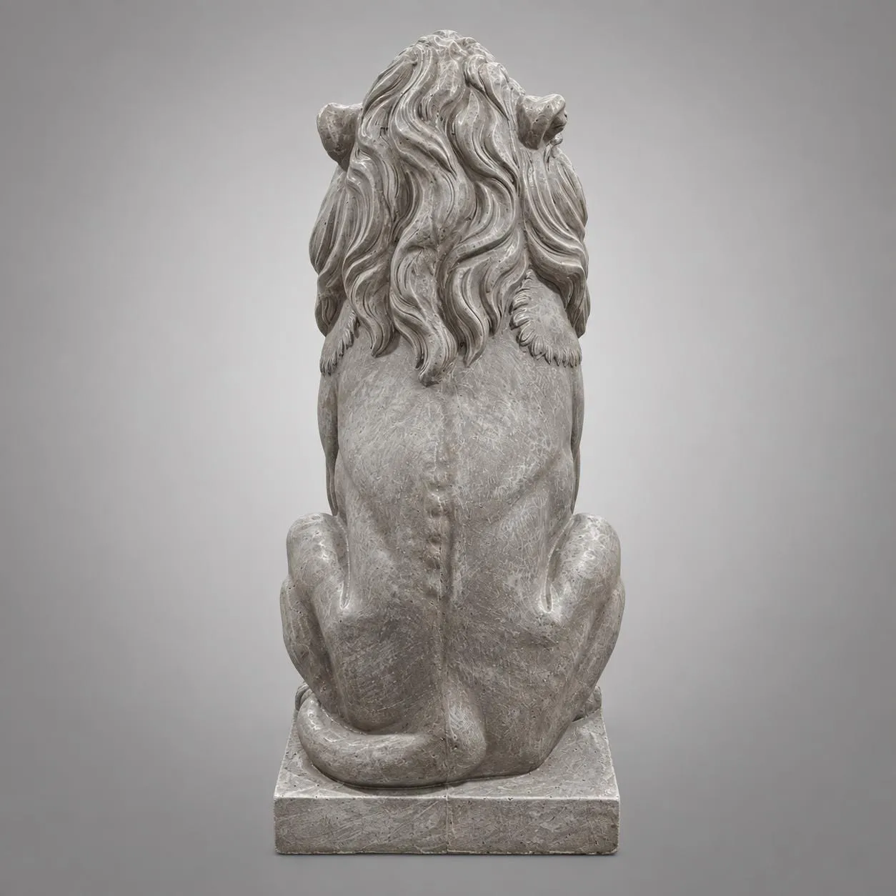 40″ Estate Lion, Each — Solid Concrete, photo 4 of 9