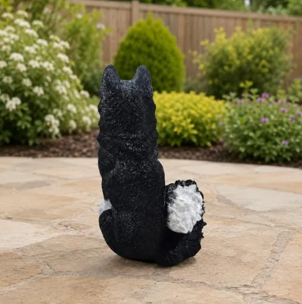 14″ Upright Husky Puppy, Solid Concrete, photo 7 of 7