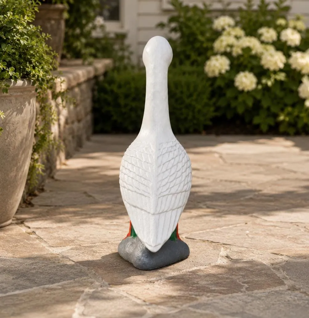 28″ Porch Goose, Solid Concrete, photo 5 of 6