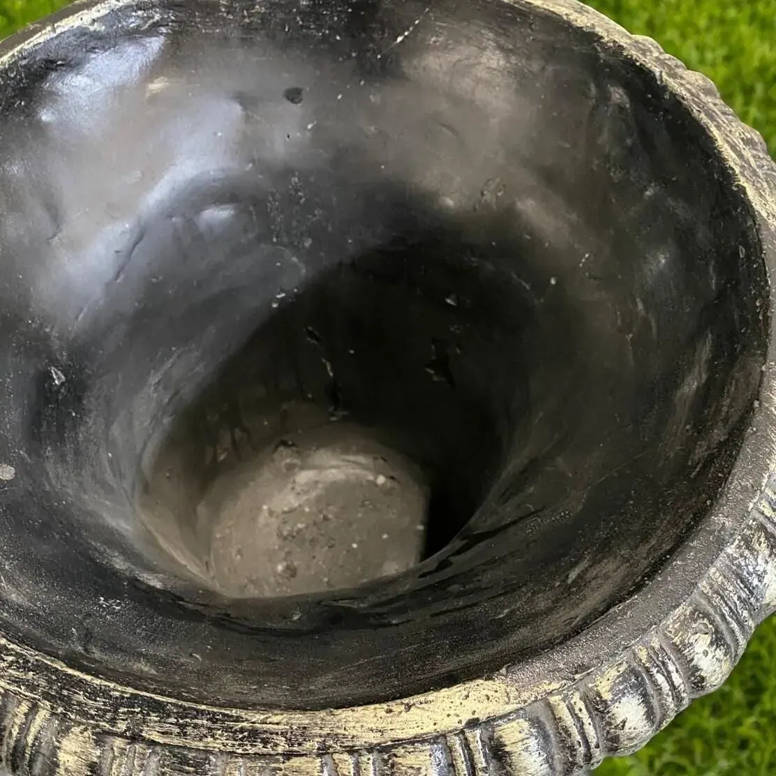 Rosenstein Urn Planters, Pair — Solid Concrete, photo 10 of 10