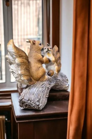 Solar Squirrel Family Light, Cast Resin, photo 6 of 7
