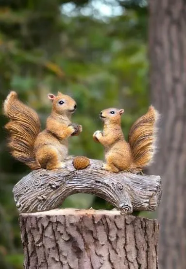 Solar Squirrel Family Light, Cast Resin, photo 7 of 7