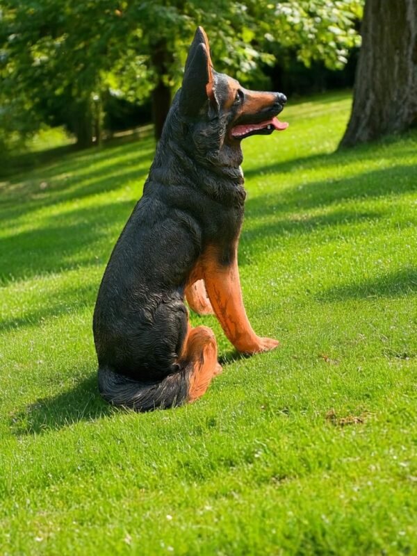 IMG-20230729-WA0042 - Copy (2)-Photoroom German Shephard | Sitting Up-right Shephard Dog statue Handmade and can be custom painted Outdoor Statues