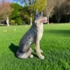 IMG-20240627-WA0051-Photoroom German Shephard | Sitting Up-right Shephard Dog statue Handmade and can be custom painted Outdoor Statues