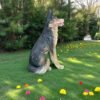 IMG-20240627-WA0058-Photoroom German Shephard | Sitting Up-right Shephard Dog statue Handmade and can be custom painted Outdoor Statues