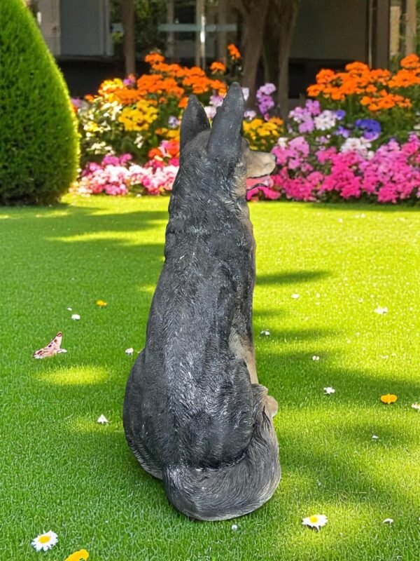 IMG-20240627-WA0065-Photoroom German Shephard | Sitting Up-right Shephard Dog statue Handmade and can be custom painted Outdoor Statues