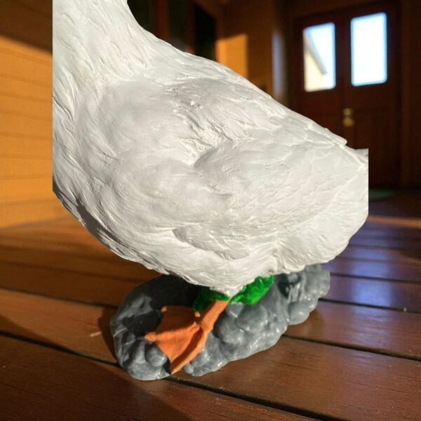 17" Cement porch Goose Statue