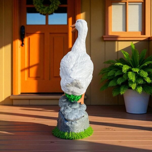 17" Cement porch Goose Statue