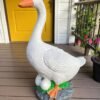 19" Cement porch Goose Statue