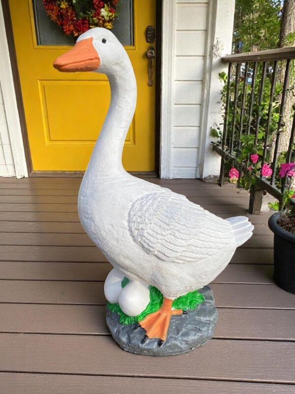 IMG-20241028-WA0099-Photoroom 19" Cement porch Goose Statue