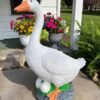 19" Cement porch Goose Statue