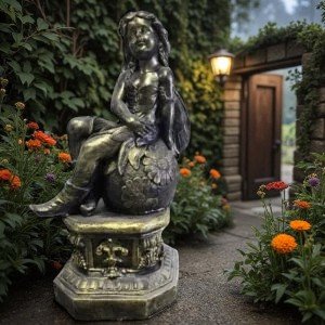 20240622_133128-300x300-Photoroom 21" Concrete Angel with Wings Statue, Modern Home Decor, Garden Decor, Home Decor All Occasion gift, outdoor concrete garden statues