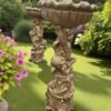 Baroque Cherubs Bird Bath 4Ft CONCRETE Baby Angels Statue, Sculpture, Free Customization, Free Paints, Art Sculpture