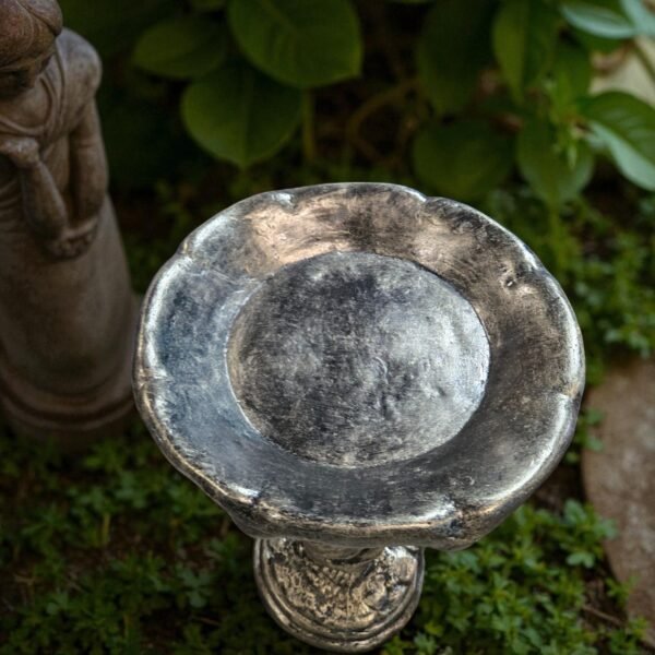 24" Concrete Birdbath Sculptor, finest stone finish, Outdoor Garden Figurine, Garden Decor,  birthday gifts, all occasions gift
