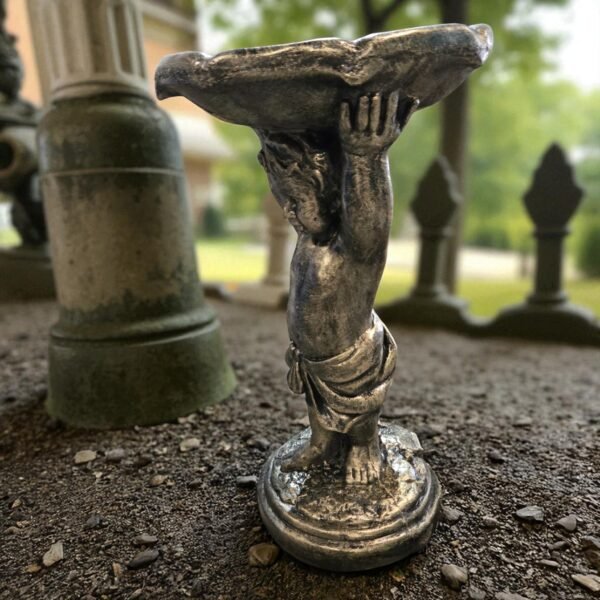 24" Concrete Birdbath Sculptor, finest stone finish, Outdoor Garden Figurine, Garden Decor,  birthday gifts, all occasions gift