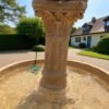 MASSIVE 7.5 FOOT Concrete Water Fountain with Pump – Fully Functional Outdoor Garden Cherub Fountain - easy set up fountain, Weatherproof