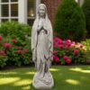Large 33" Concrete Virgin Mary Statue, Outdoor Statues finest stone finish home decor, Christmas gift, Mother's Day gift, all occasions gift