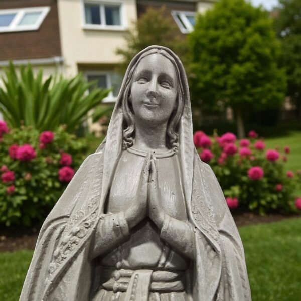 Large 33" Concrete Virgin Mary Statue, Outdoor Statues finest stone finish home decor, Christmas gift, Mother's Day gift, all occasions gift