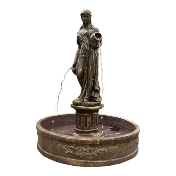 6ft Tall Pouring Maiden Garden Fountain