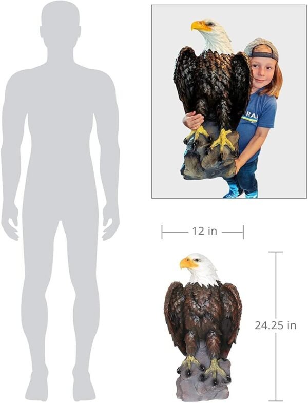 Stone American Bald Eagle