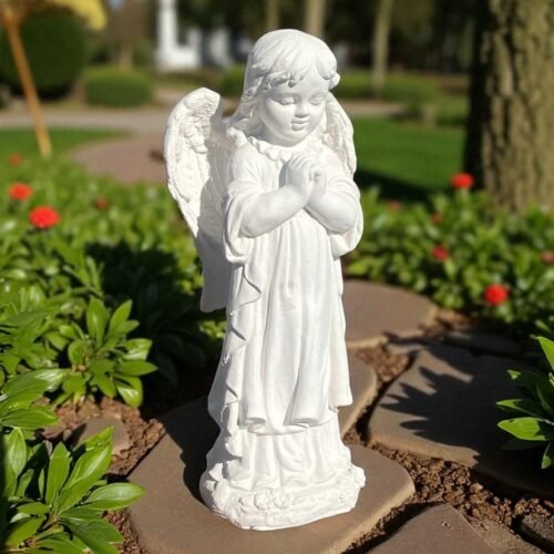 26" Large praying angel Statue, Stone Angel Statue, Garden Decor, Home Decor, Statues, Mothers gift, Birthday gift, Christmas gifts, Decorat
