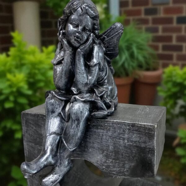 il_fullxfull.6168680650_4pql-Photoroom 24" Concrete Sitting Angel with Wings Statue, Modern Home Decor, Garden Decor, Home Decor All Occasion gift, outdoor concrete garden statues