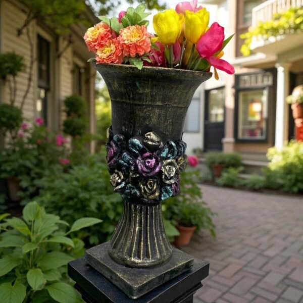 il_fullxfull.6170440896_gvfn-Photoroom 23" Large Solid Concrete Rosenstein Urn Planter, Outdoor Garden Decor , Outdoor Concrete statues, solid Concrete flower pot