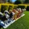 Life-size Standing Husky Puppy  handmade to make your garden or home look more beautiful Dog garden statue Pet memorial Husky lover gift