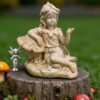 20" Large Solid Concrete garden fairy on a mushroom statue, Outdoor Garden Decor Outdoor Concrete statues, mothers Day gifts birthdays gifts